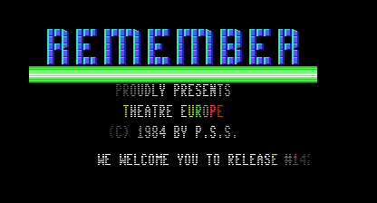 Theatre Europe Title Screen